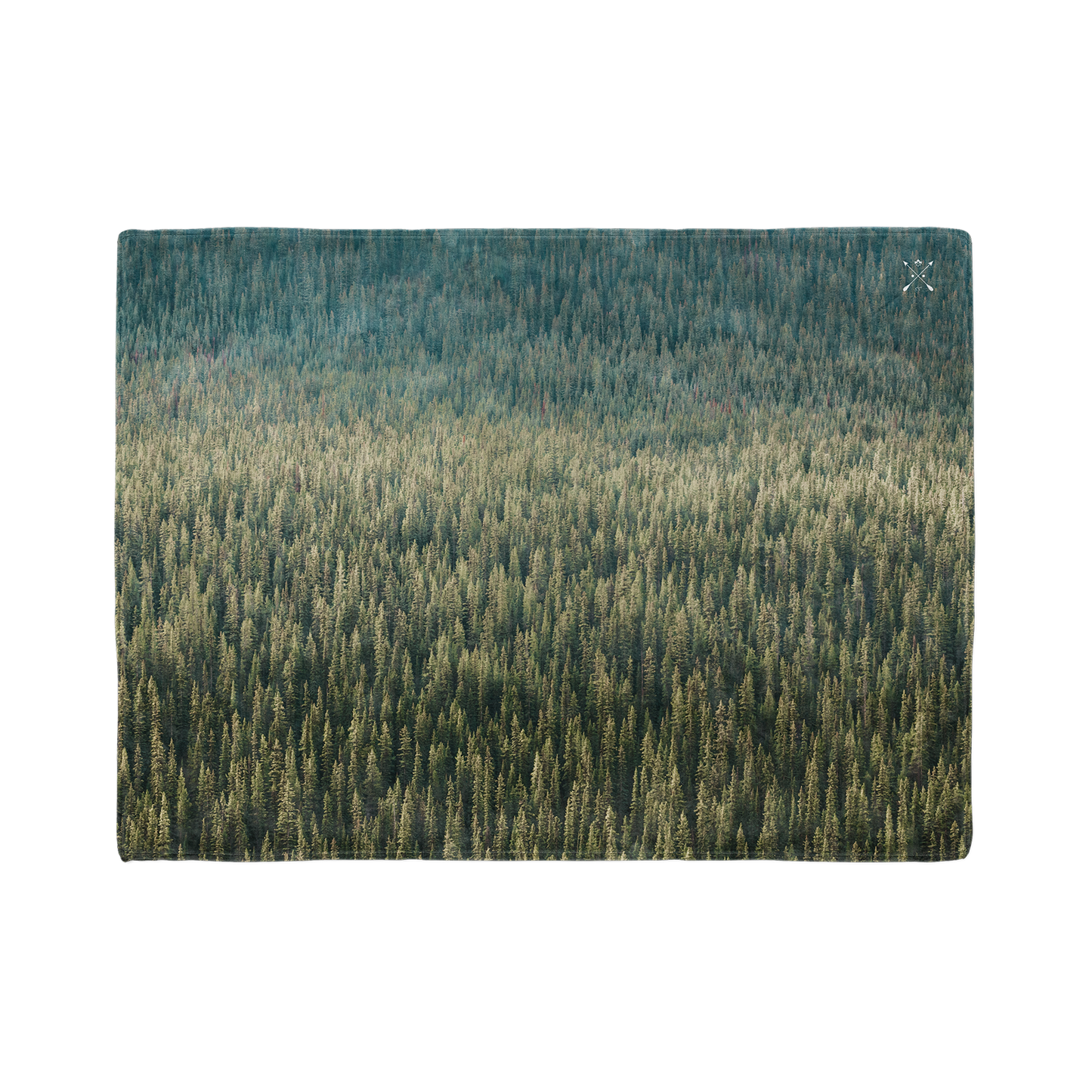 Mountainside Forest Throw Blanket