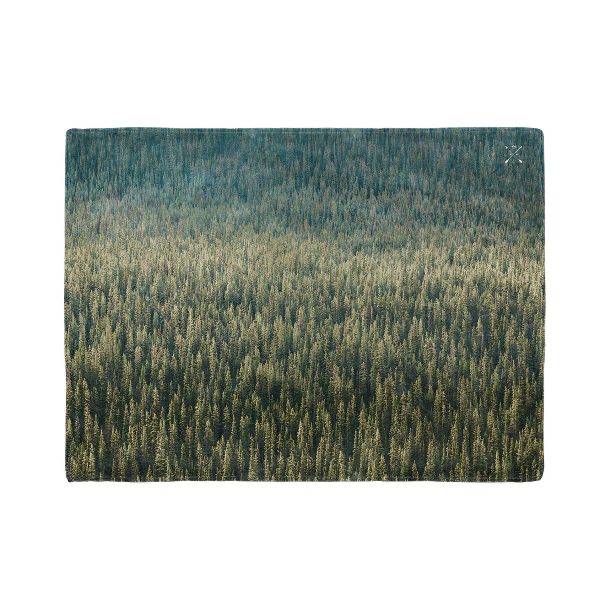 Mountainside Forest Throw Blanket