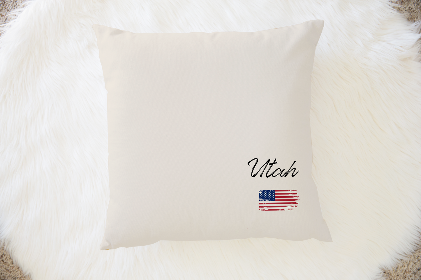 Shadowshore Designs American State Throw Pillow