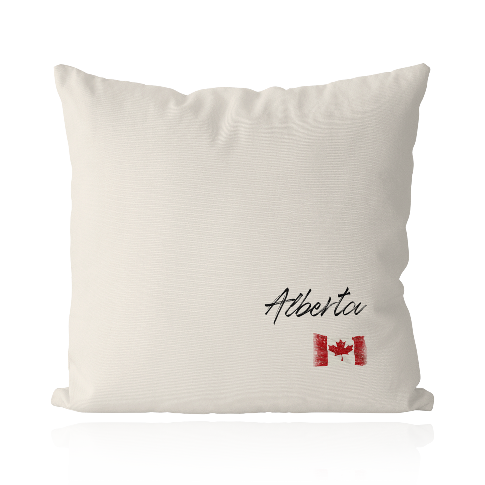 Shadowshore Designs Canadian Province or Territory Throw Pillow