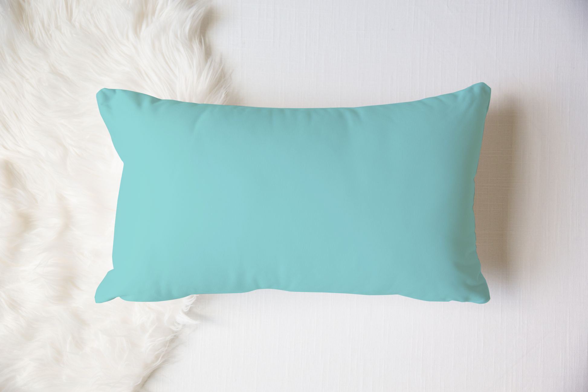 Plain Solid Lumbar Pillow