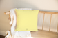 Pale Yellow Plain Solid Square Throw Pillow (19 options)