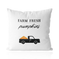 Farm Fresh Pumpkins Throw Pillow