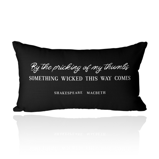 Something Wicked this Way Comes Macbeth Throw Pillow