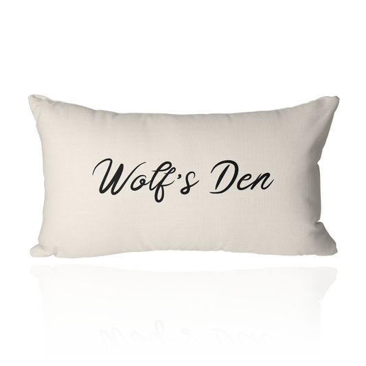 Wolf's Den Throw Pillow