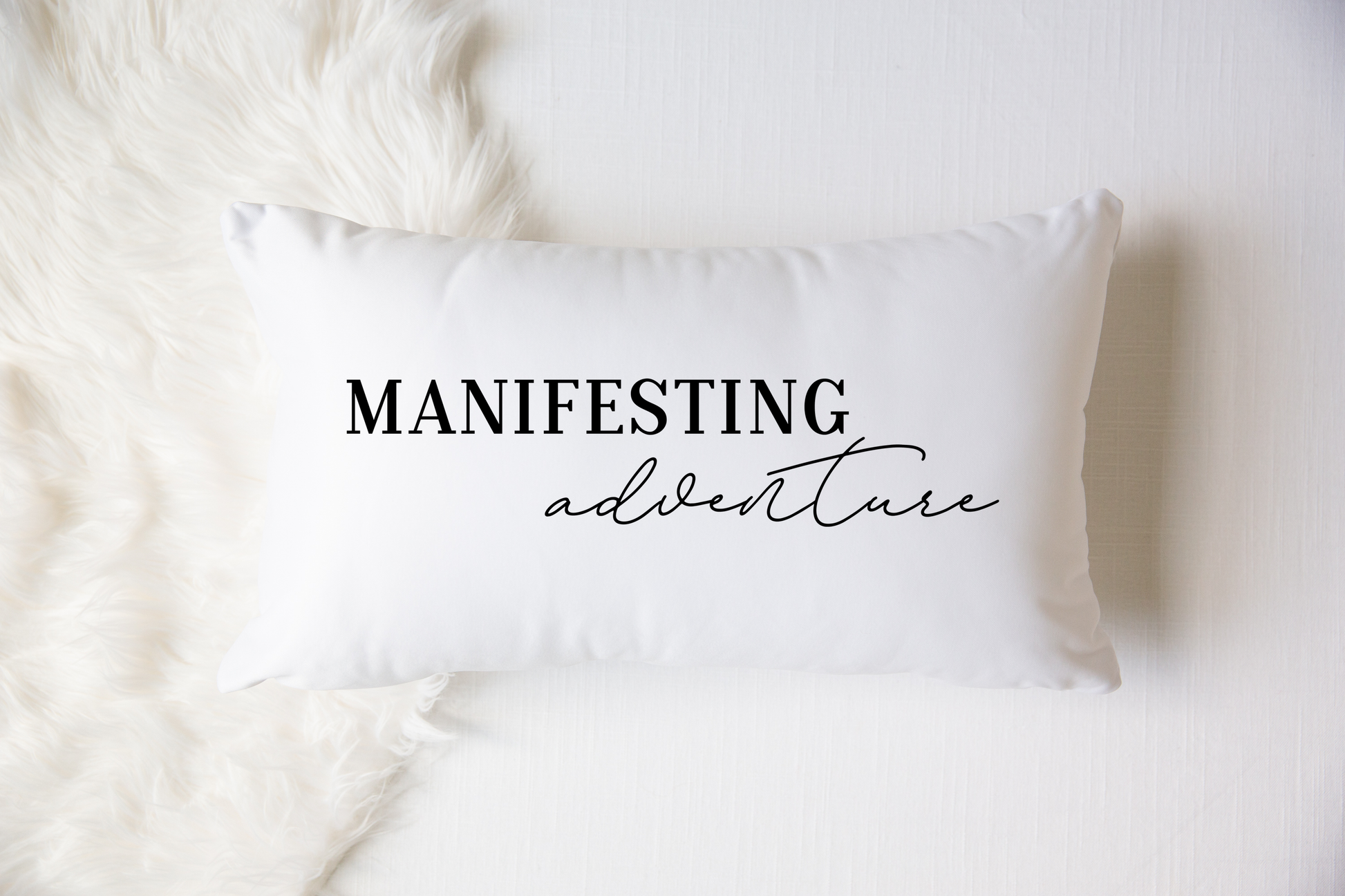 Manifesting Adventure Throw Pillow