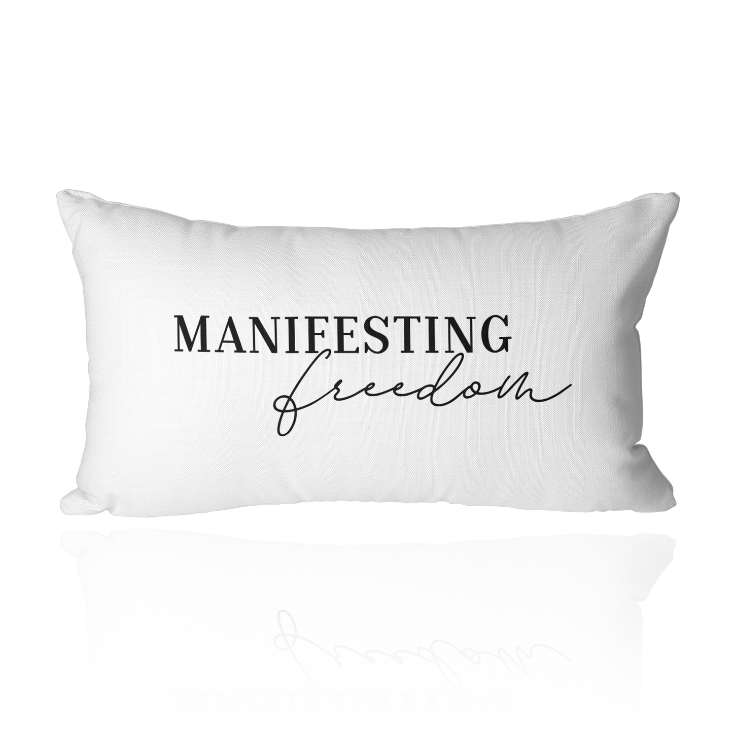 Manifesting Freedom Throw Pillow