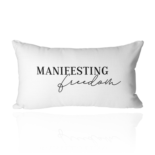 Manifesting Freedom Throw Pillow