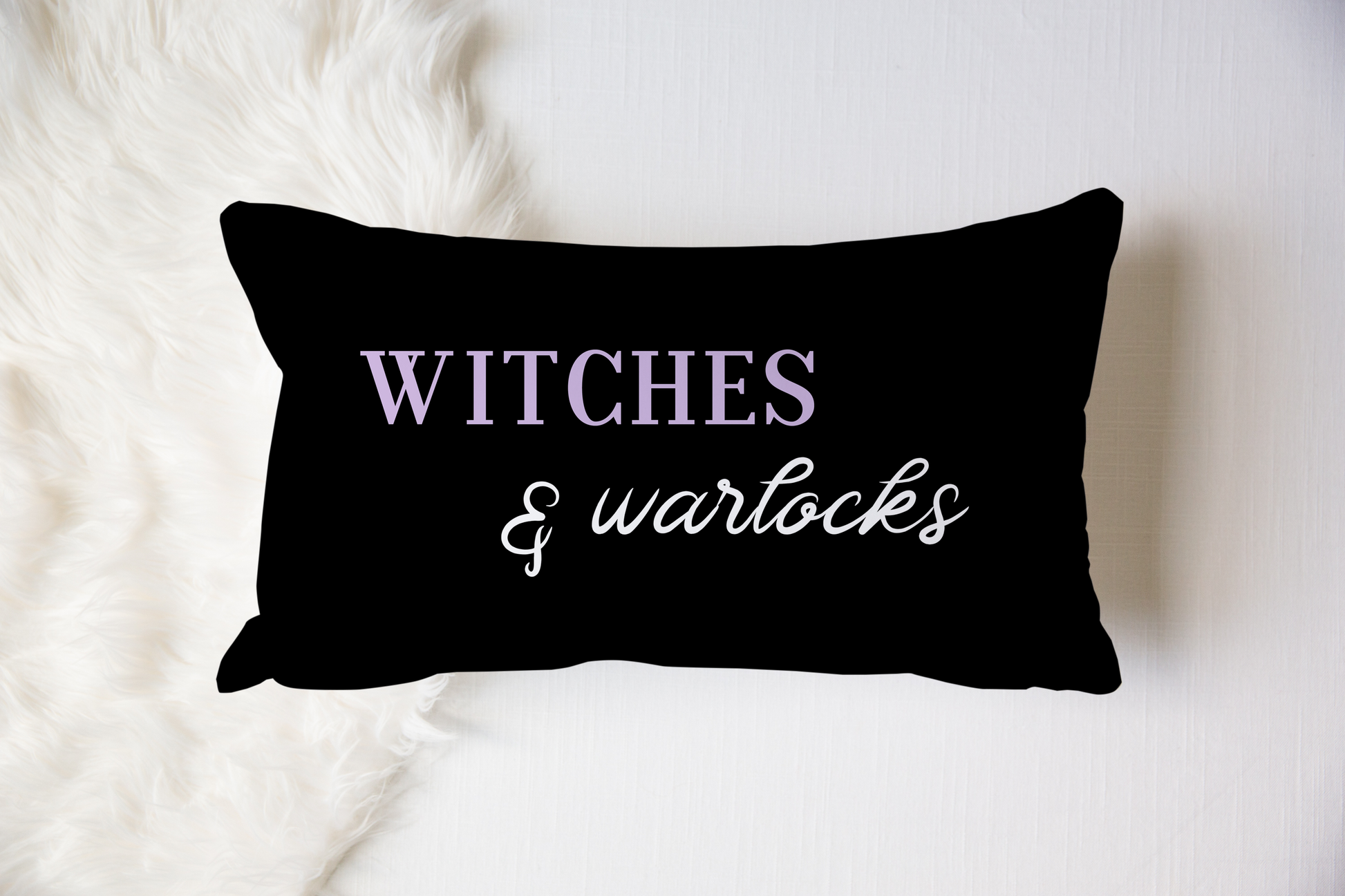 Witches And Warlocks Throw Pillow