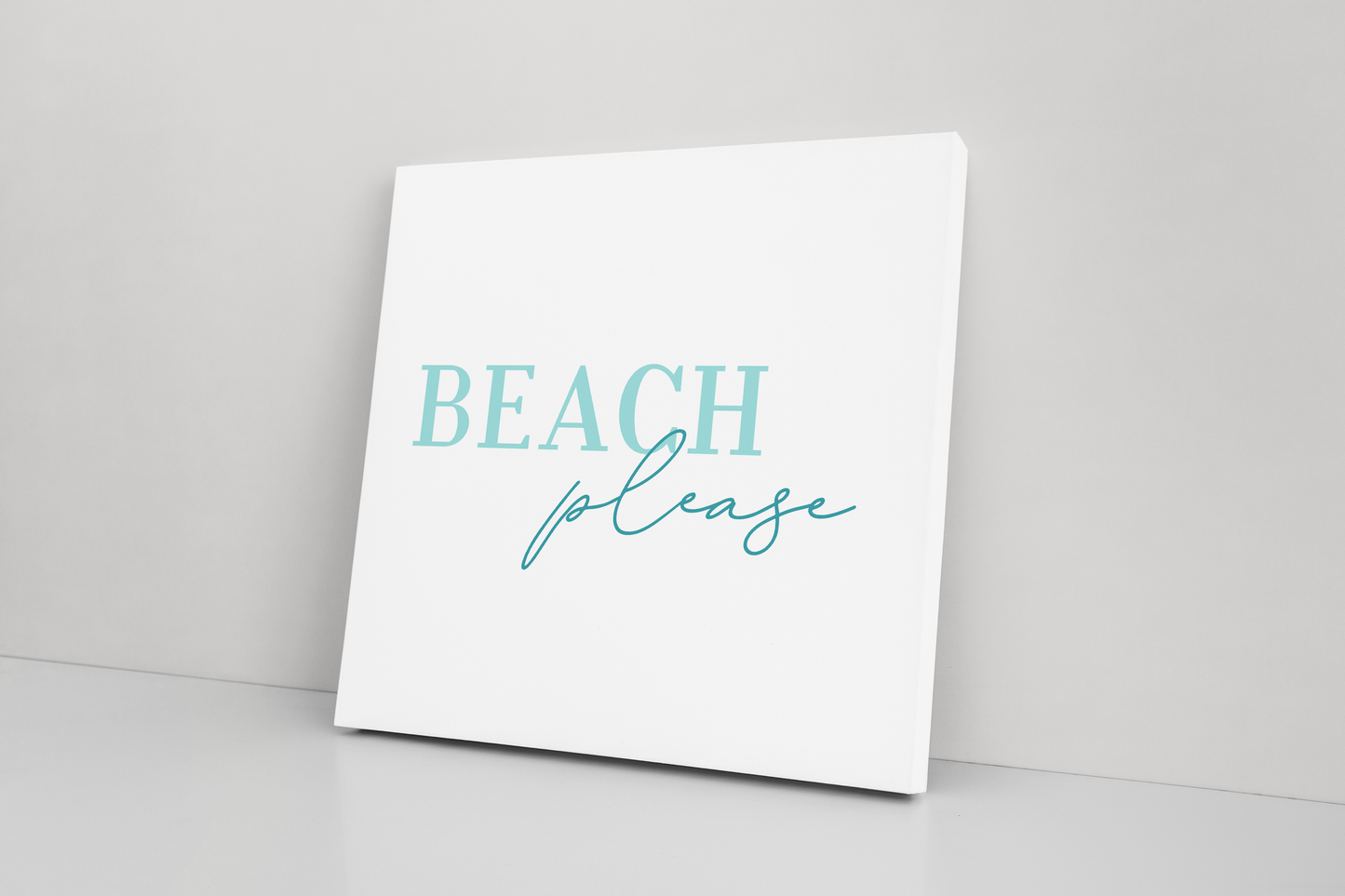 Beach Please Canvas Print